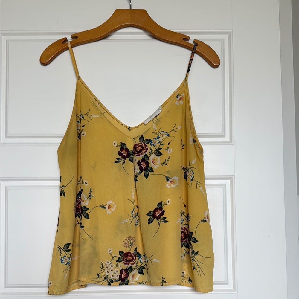 Lush Yellow Floral Blouse